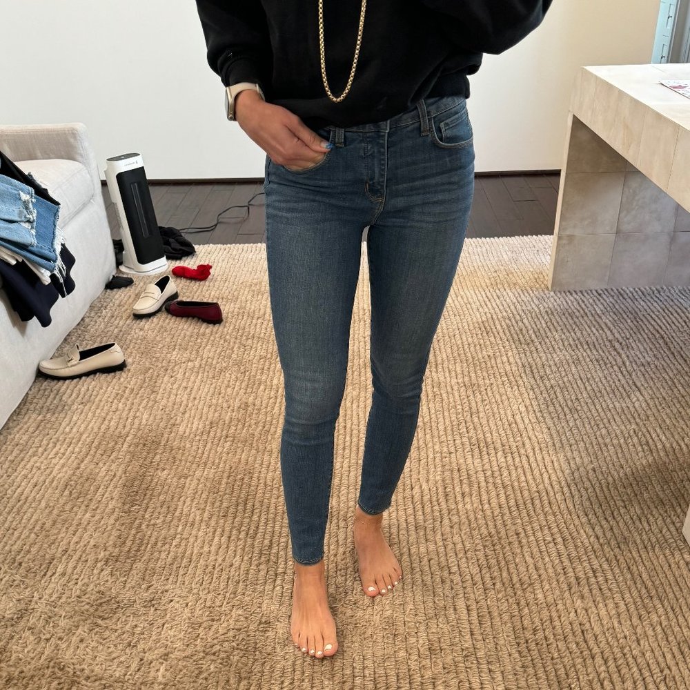 l'agence, Margot Skinny High Rise jeans, Size 25, light wash